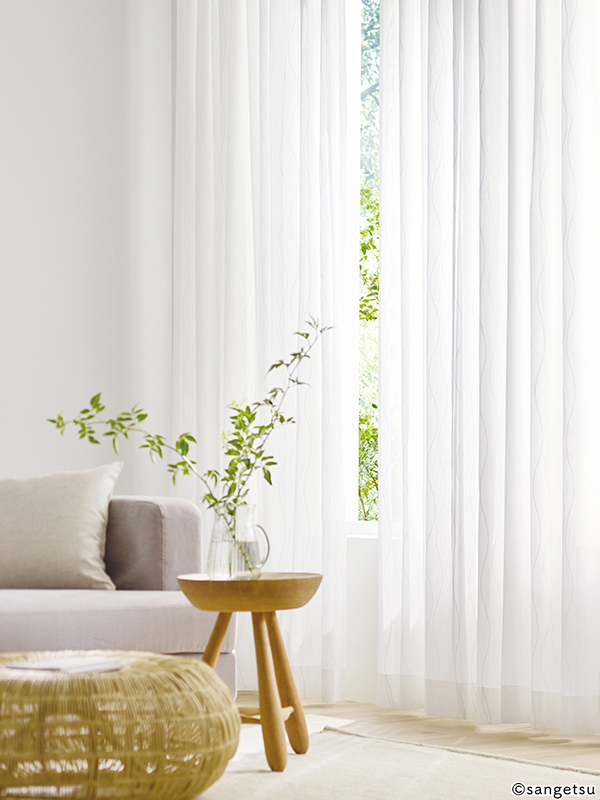 サンゲツ（SANGETSU） オーダー遮熱・UVカットシアーカーテン AC2595