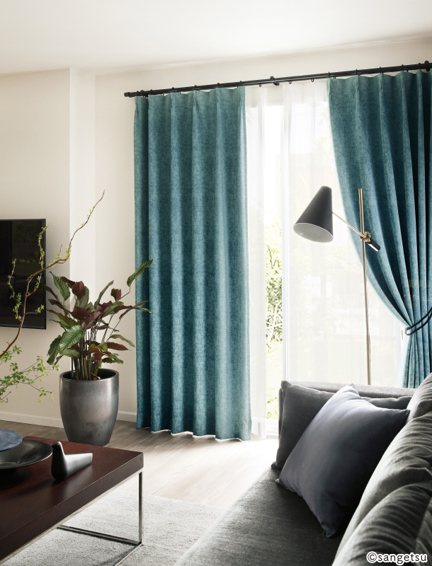 サンゲツ（SANGETSU） オーダー遮光カーテン クラッシュベロア OP3097