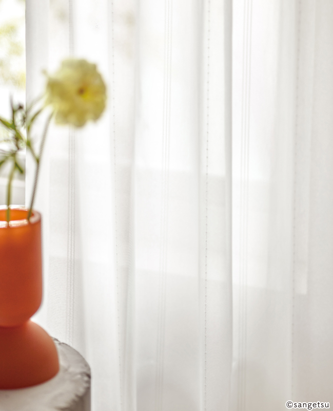 サンゲツ（SANGETSU） オーダー遮熱 UVカット ミラー 耐光性レース