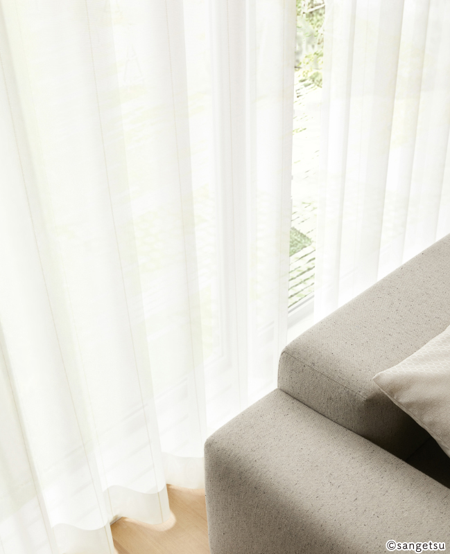 サンゲツ（SANGETSU） オーダーミラーレースカーテン OP3193 仕上り巾