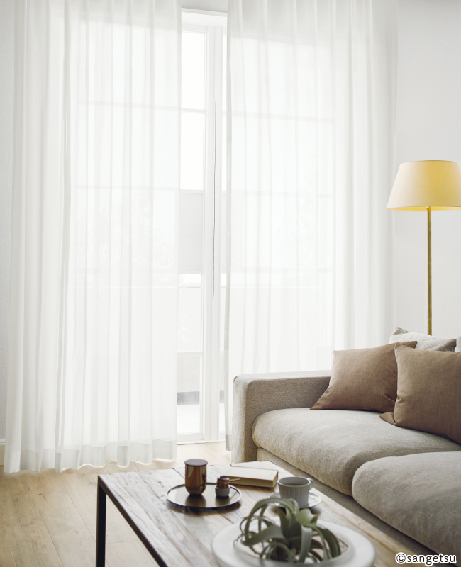 サンゲツ（SANGETSU） オーダー遮熱 UVカット ミラーレースカーテン