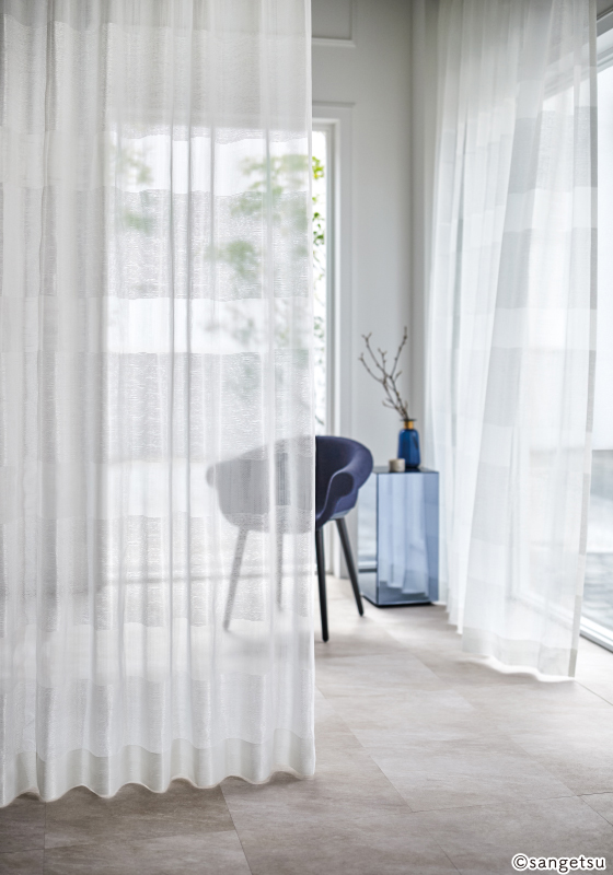 大奮発です。サンゲツのオーダーカーテンです。 サンゲツ（SANGETSU） オーダーシアーカーテン SC7005 仕上り巾51