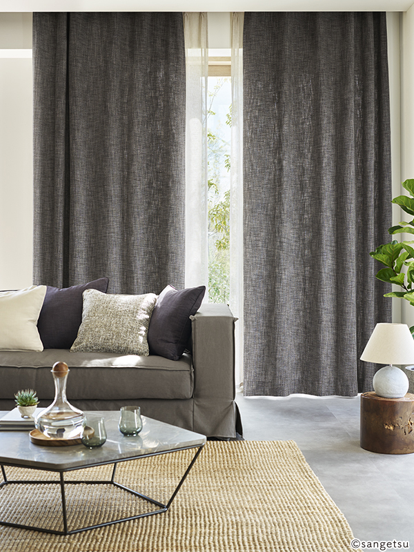 サンゲツ（SANGETSU） 防炎/吸音 ベルベットオーダーカーテン 10カラー