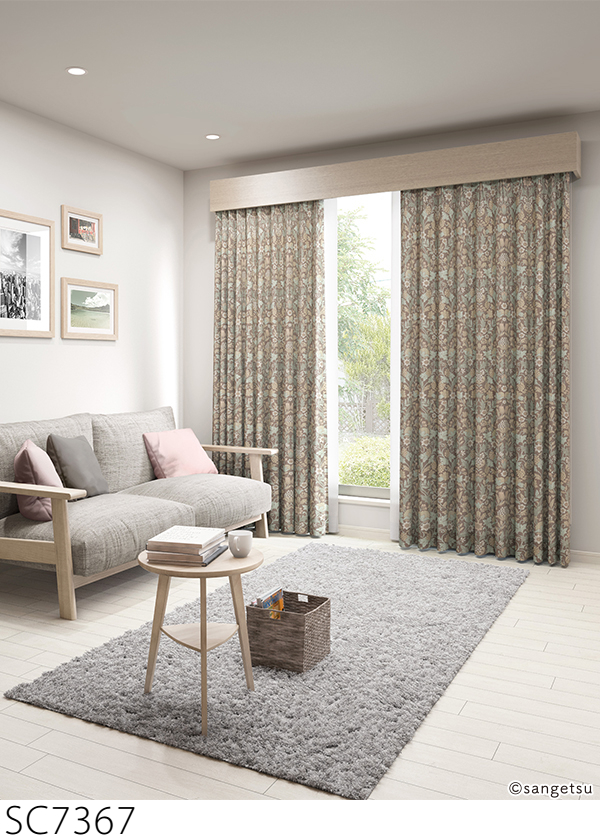 リリカラ サンゲツ 特大カーテン 高さ約235cm×幅約420cm 美品 リリカラ