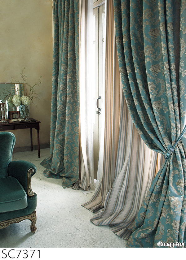 オーダーカーテン専門店のカーテン サンゲツ（SANGETSU） オーダーカーテン SC7370-SC7372 仕上り巾50