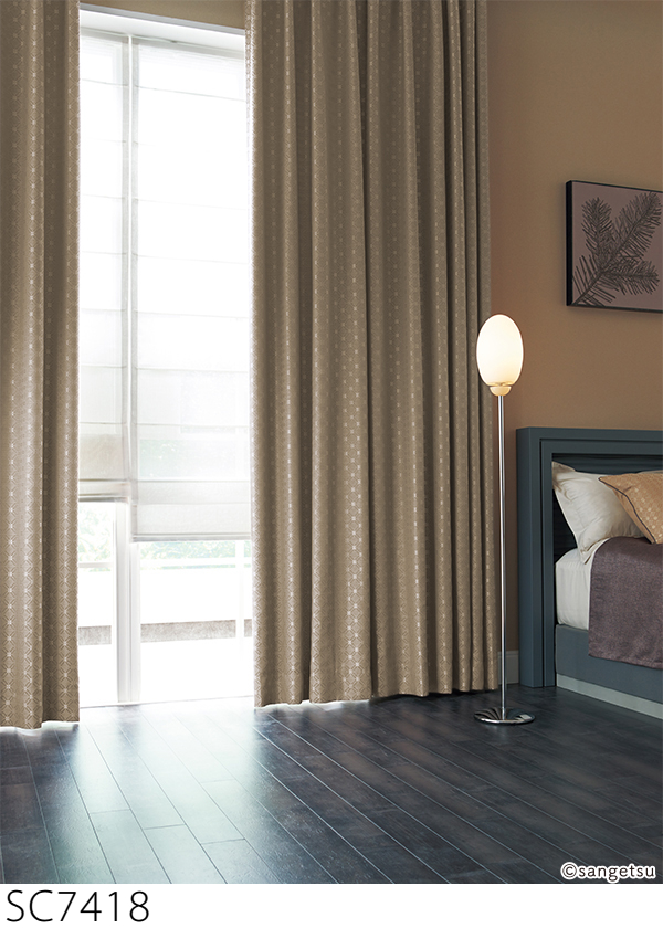 サンゲツ（SANGETSU） オーダーカーテン SC7418-SC7420 仕上り巾201