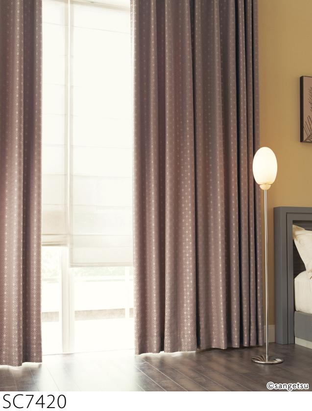 サンゲツ（SANGETSU） オーダーカーテン SC7418-SC7420 仕上り巾151