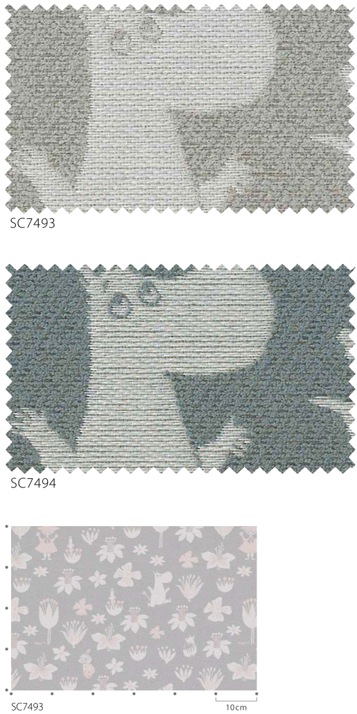 MOOMIN（ムーミン） ムーミン（サンゲツ）オーダーカーテン SC7493