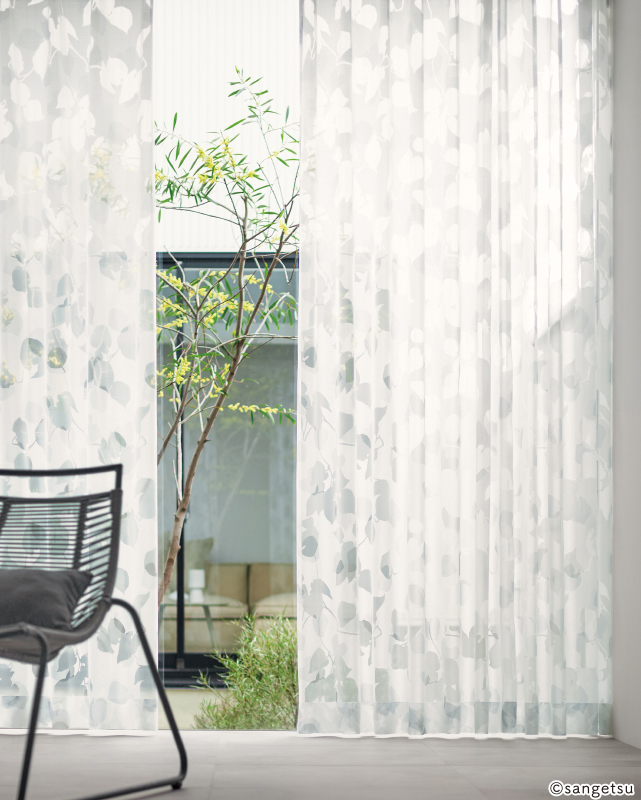 サンゲツ（SANGETSU） オーダーシアーカーテン SC7556 仕上り巾376