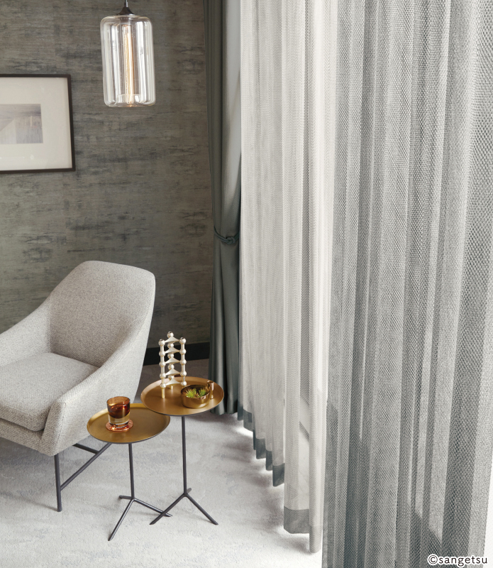 サンゲツ（SANGETSU） オーダーシアーカーテン SC7589 仕上り巾526