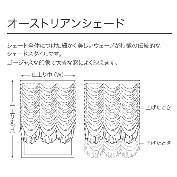 サンゲツ（SANGETSU） オーストリアンシェード コード式 SC7618