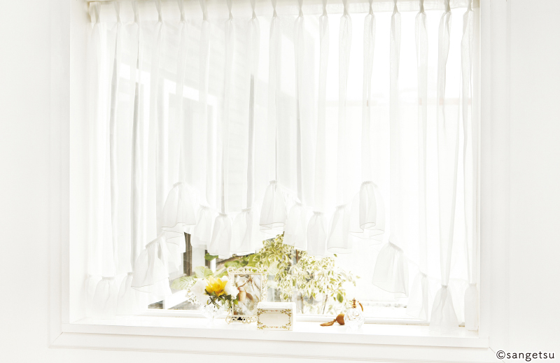 サンゲツ（SANGETSU） カフェカーテン ダブルポール SC7618〜SC7619