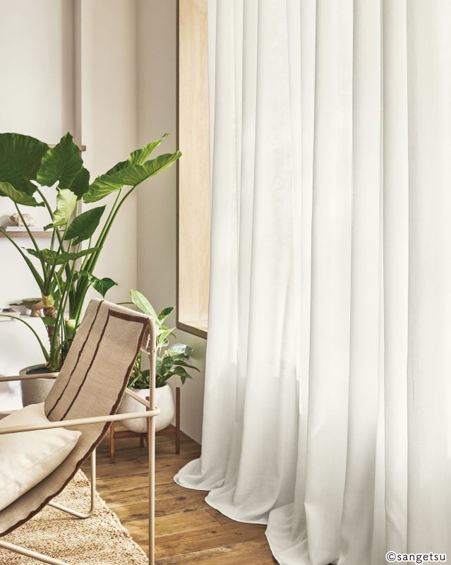 大型カーテン サンゲツ（SANGETSU） オーダー遮熱/UVカット/ミラーシアーカーテン
