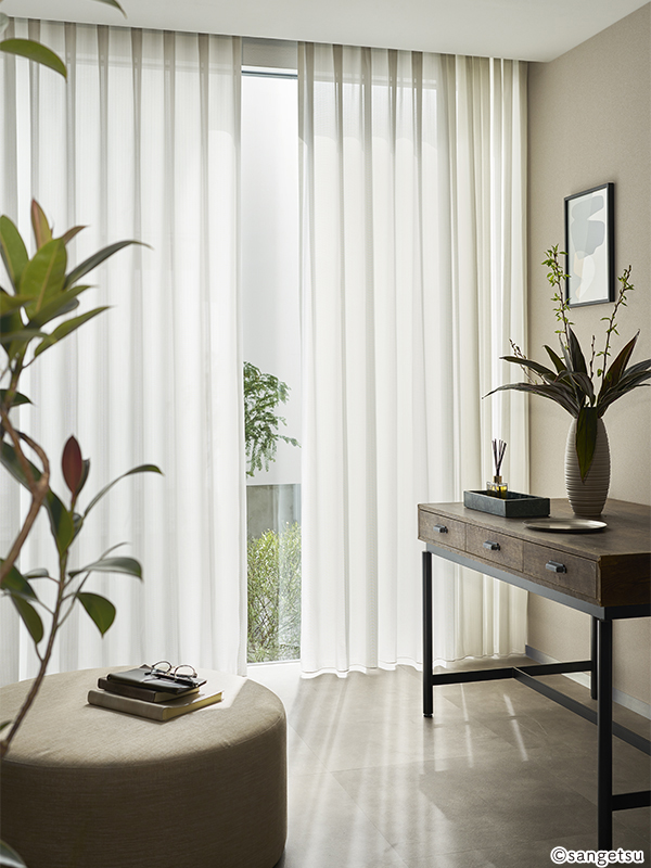 サンゲツ オーダーエコファンク省エネ多機能シアーカーテン SC7647