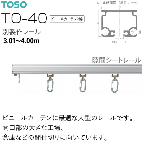 トーソーのカーテンレールです。全く使用せず、梱包も未開封です。 TOSO（トーソー） カーテンレール 1.0mシングル 角型伸縮レール (0.6