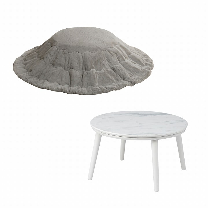 イケヒコ こたつセット 丸 円形 コタツセット こたつ こたつテーブル