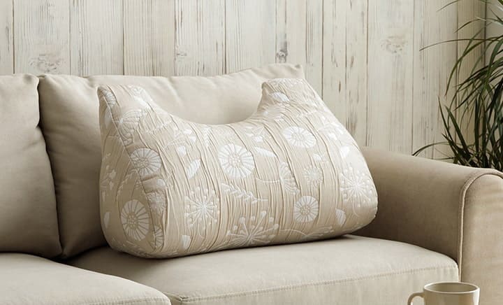 イケヒコ 寄りかかりクッション ポルク 約 55×35cm よりかかり