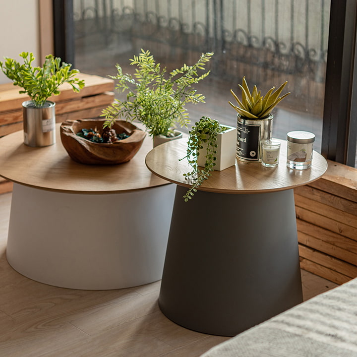 東谷 ラウンドテーブル L PT-991 ローテーブル 机 センターテーブル