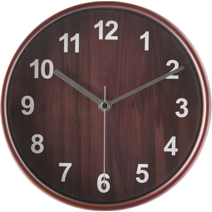 掛時計 プライウッド 直径22cm 静か 見やすい 音がしない スイープムーブメント 掛け時計 おしゃれ かわいい 壁掛け時計 北欧掛け時計 シンプル アンティーク｜i-s｜03