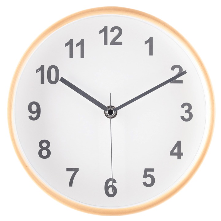掛時計 プライウッド 直径22cm 静か 見やすい 音がしない スイープムーブメント 掛け時計 おしゃれ かわいい 壁掛け時計 北欧掛け時計 シンプル アンティーク｜i-s｜04