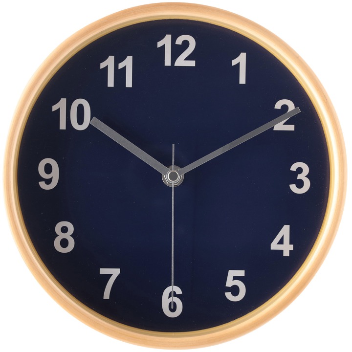 掛時計 プライウッド 直径22cm 静か 見やすい 音がしない スイープムーブメント 掛け時計 おしゃれ かわいい 壁掛け時計 北欧掛け時計 シンプル アンティーク｜i-s｜05
