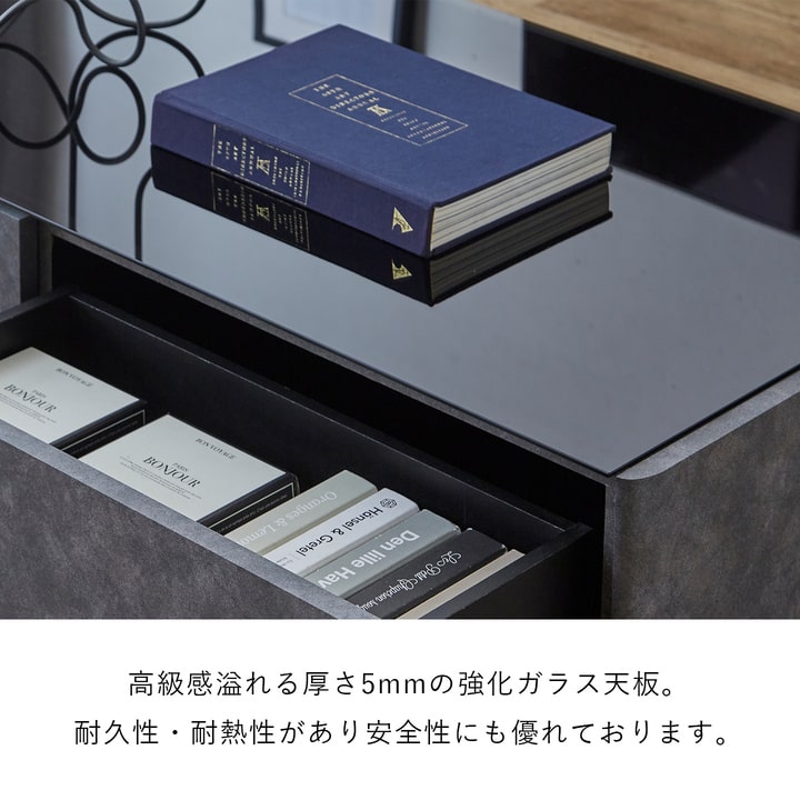 出品3/24まで。大幅値下げ　大川家具 テーブル 120ガラス天板 引き出し付 楽天市場】ダイニングテーブル テーブル ガラステーブル