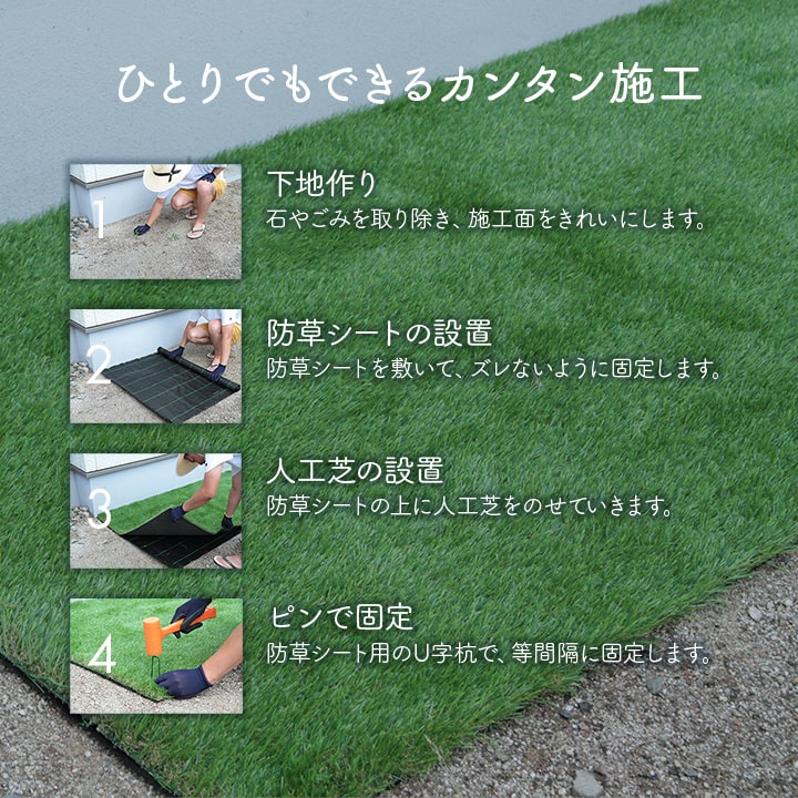 人工芝 ロール 1m×5m 芝丈20mm 送料無料 芝生 ガーデニング DIY