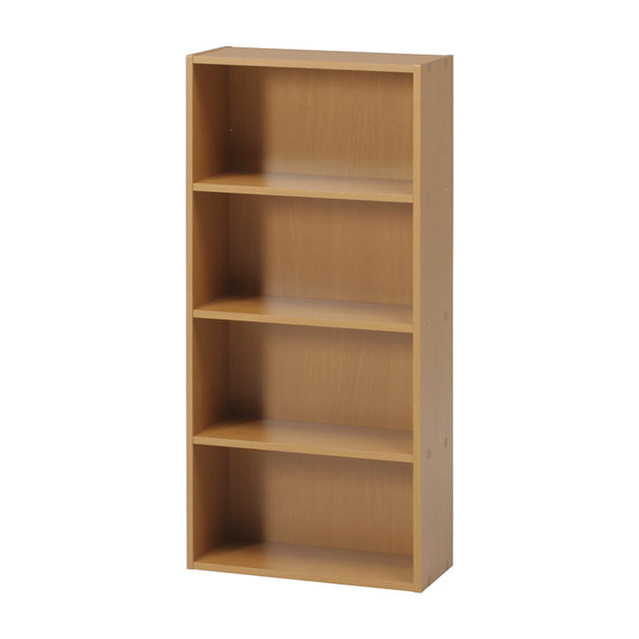 不二貿易（Fuji Boeki） 本棚 カラーボックス 4段 BDラック Book DVD