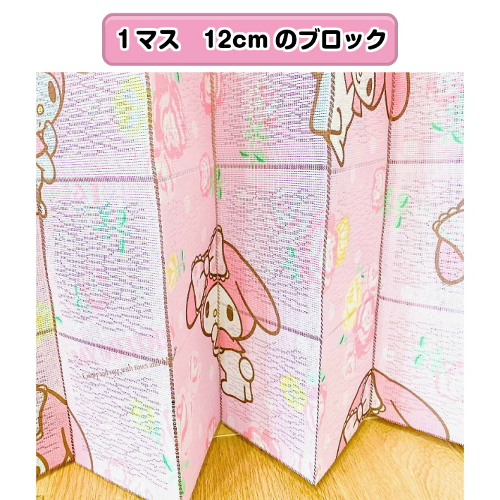 パタパタ アコーディオンカーテン マイメロディ ローズリボン