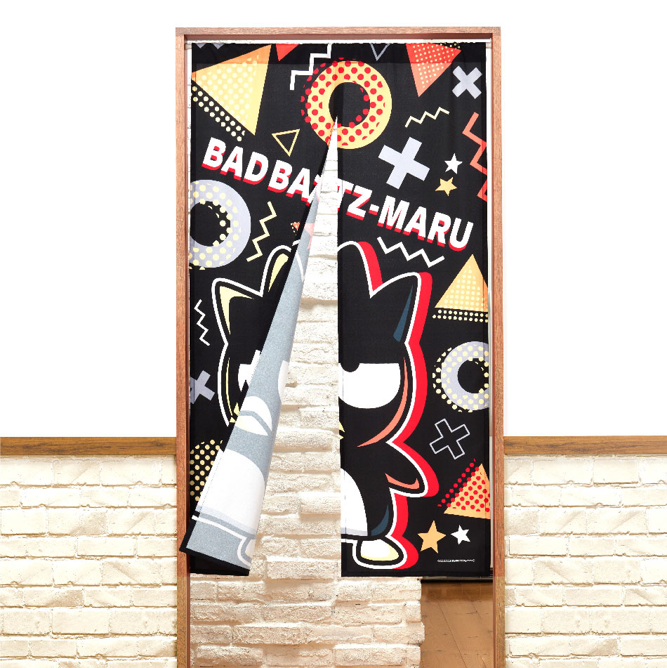 sanrio（サンリオ） バッドばつ丸 のれん POP ART 85×150cm