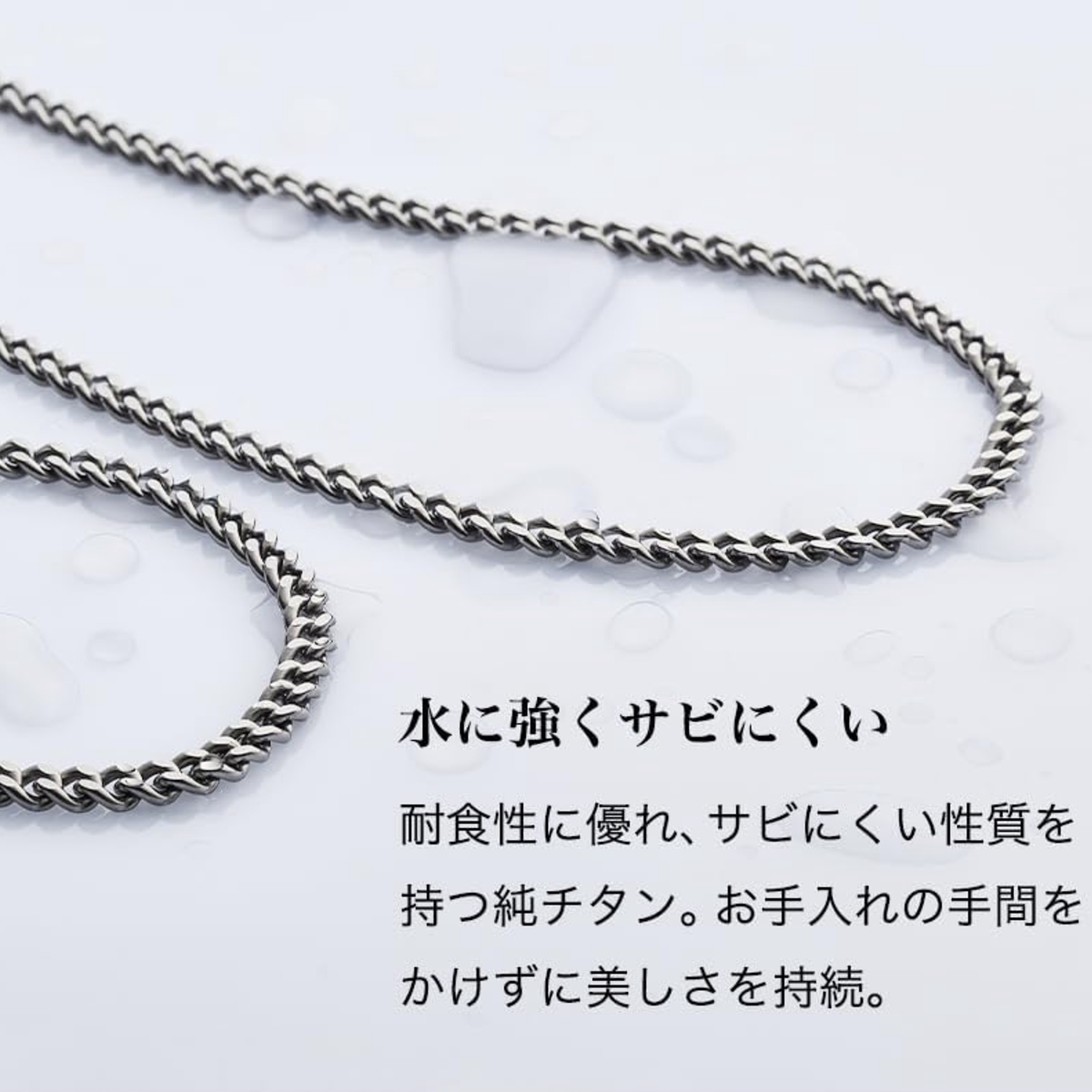 Phiten（ファイテン） チタンチェーンブレス 19cm Lサイズ