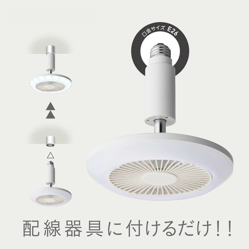 【動作確認済・2個セット】Luminous LED FAN ルミナスLEDファン Amazon | ドウシシャ LLS62CWH [ルミナスLEDファン ソケット