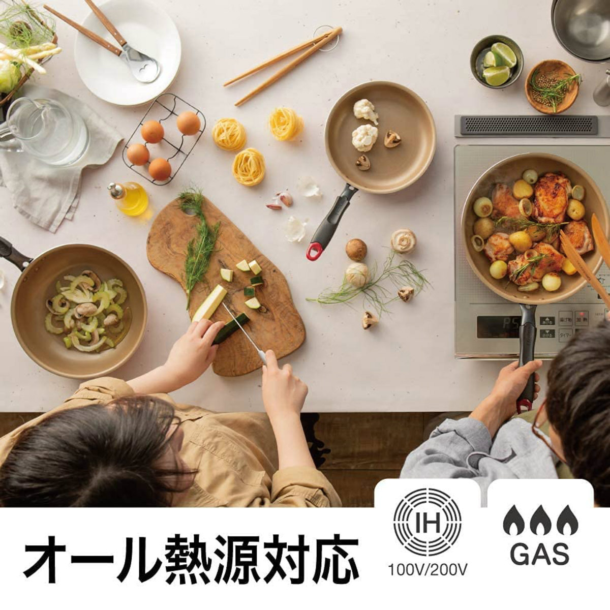 evercook EAFP28RD エバークック アルファ フライパン 28cm IH対応 2年