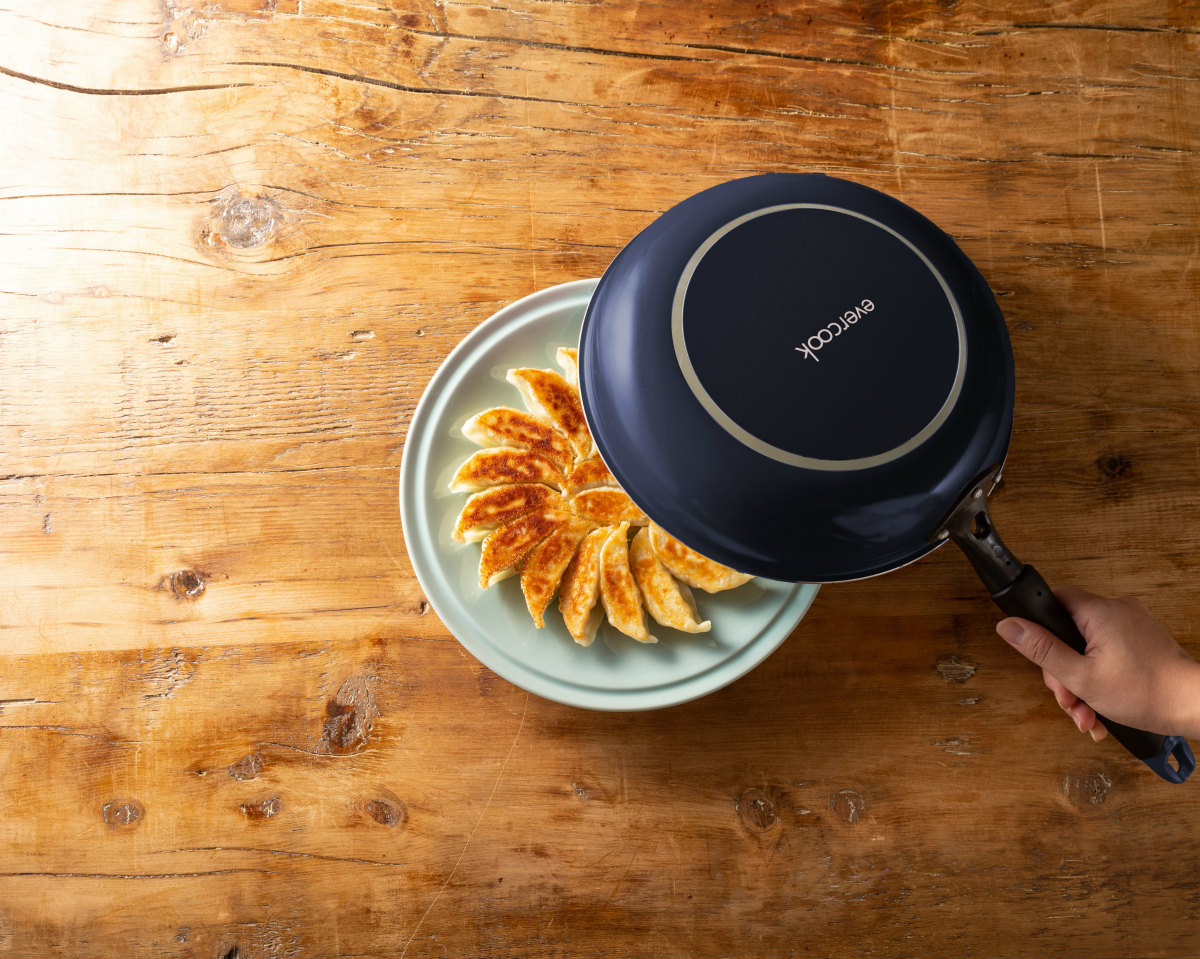evercook 【500日保証】evercook ガス火専用 軽量 フライパン24cm