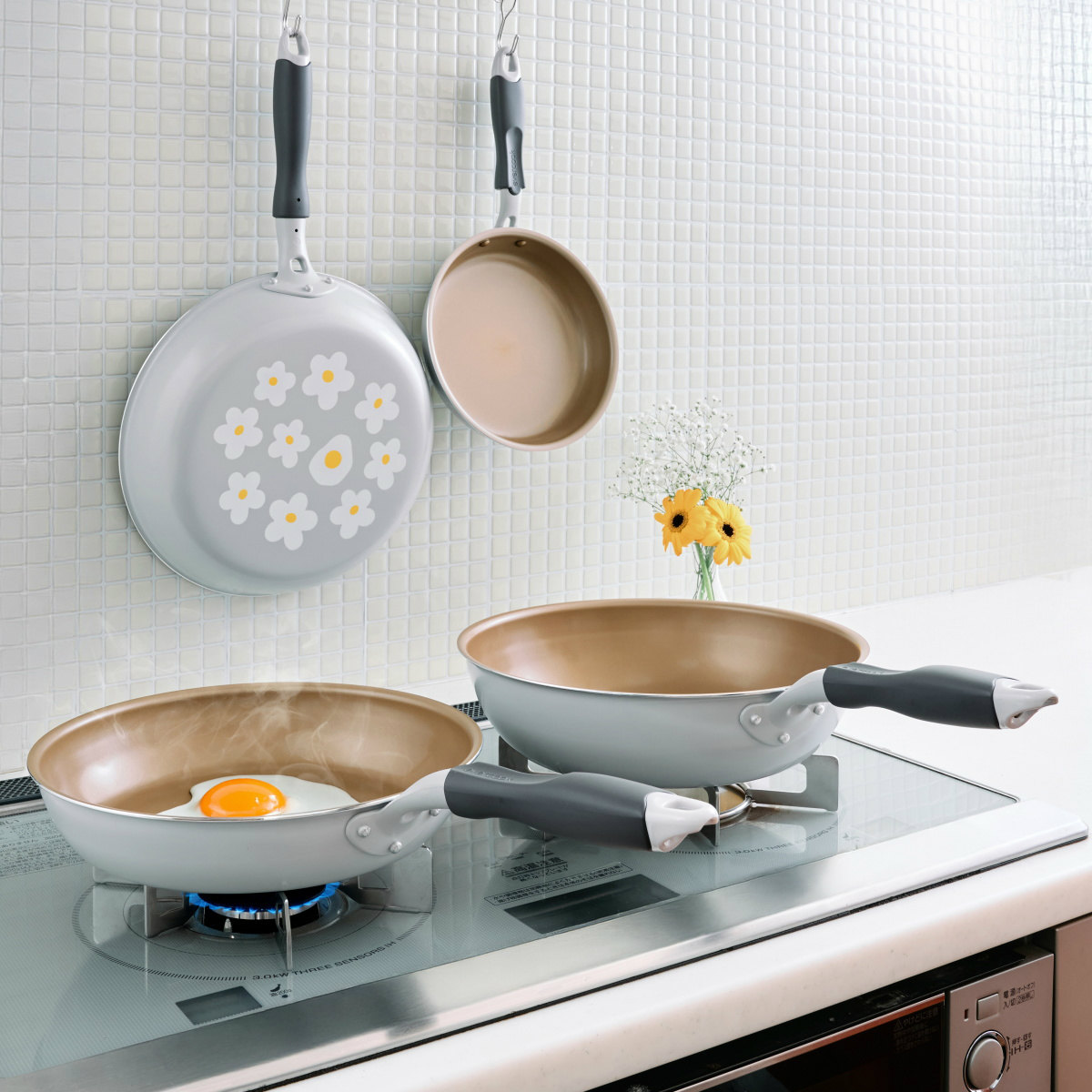 evercook 正規品 【500日保証】evercook エバークック ガス火専用 軽量