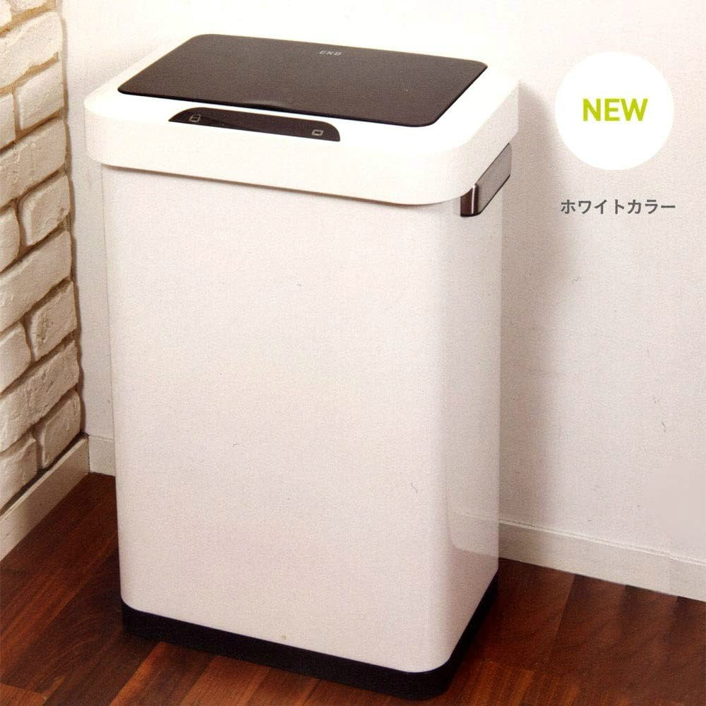 EKO 自動開閉ゴミ箱 45L EK9262P-45L-WH cooking-clocca_eko-9262-45l
