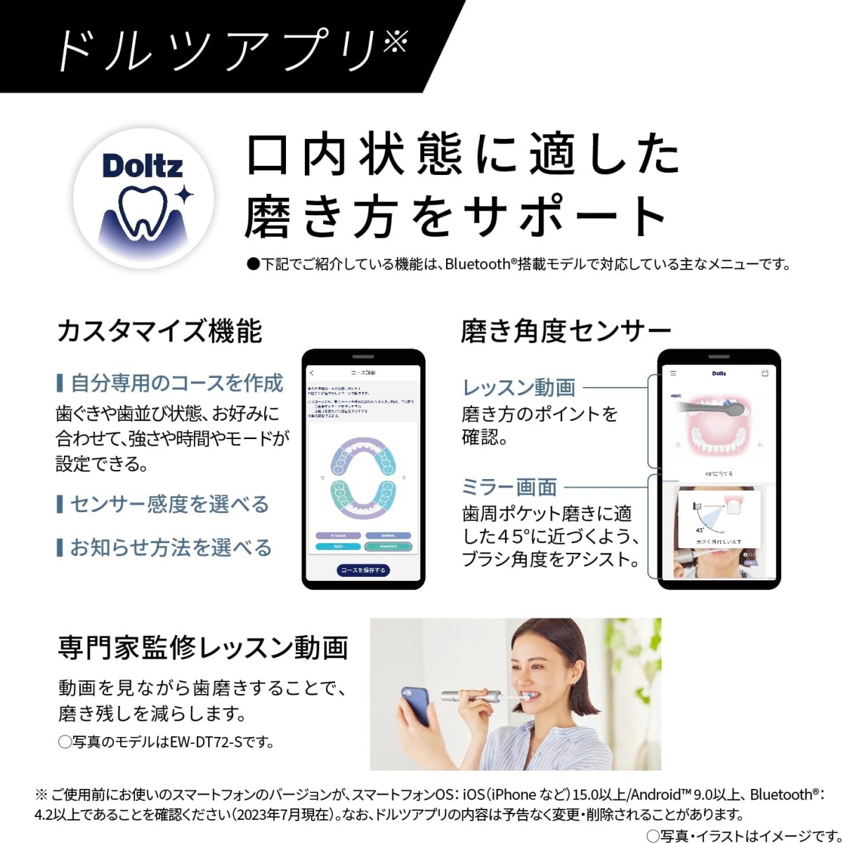 Panasonic オーラルケア パナソニック Doltz 最上位モデル W