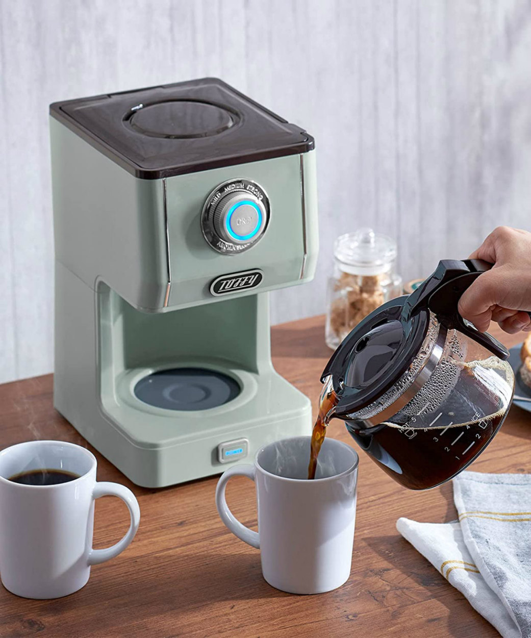 Toffy アロマドリップコーヒーメーカー K-CM5-PA ペールアクア