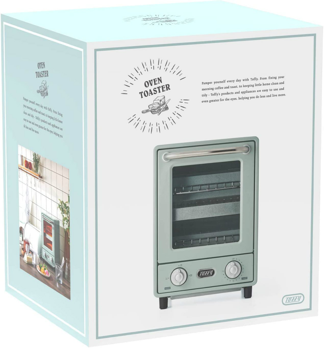 Toffy　新品＊オーブントースター　K-TS4-PA　ペールアクア　2段式 Toffy オーブントースター ｜ Toffy公式オンラインショップ