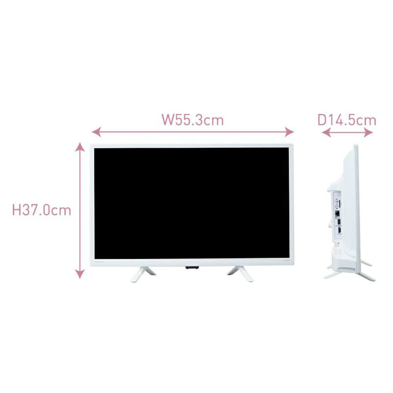 ORION 24型 ハイビジョン液晶テレビ ホワイト OL24WD30W | 裏番組録画 ...