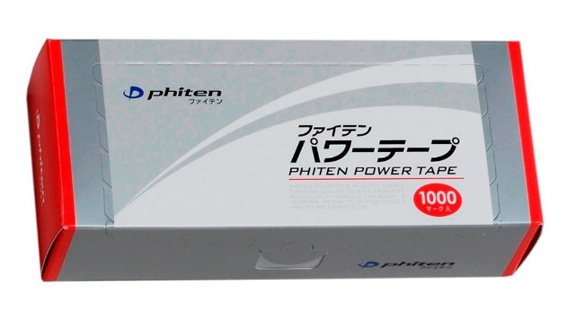 Phiten | パワーテープ | 1000マーク入 | 10シール×100シート | 炭化 