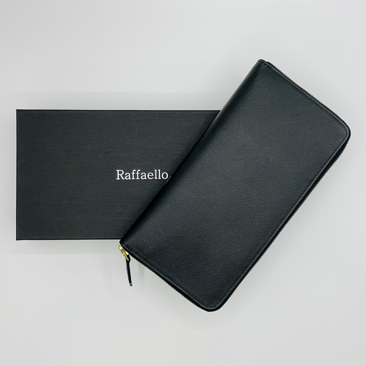 Raffaello 二つ折り財布メンズ 革 二つ折り財布 本革 メンズ