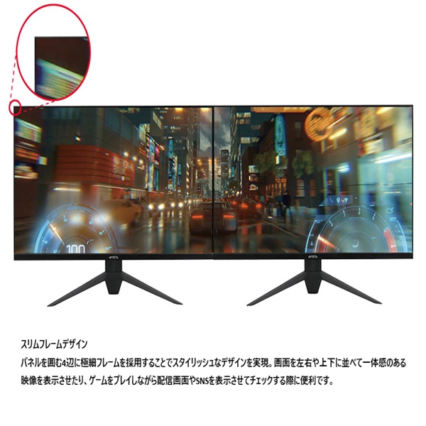 DOSHISHA（ドウシシャ） AVISTA 27インチ ゲーミングモニター