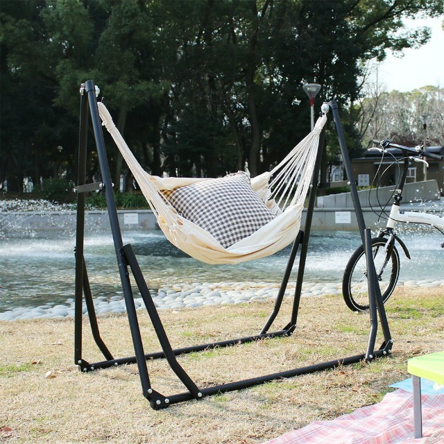 Sifflus シフラス 2WAY自立式ポータブルハンモック SFF-03 ブラック