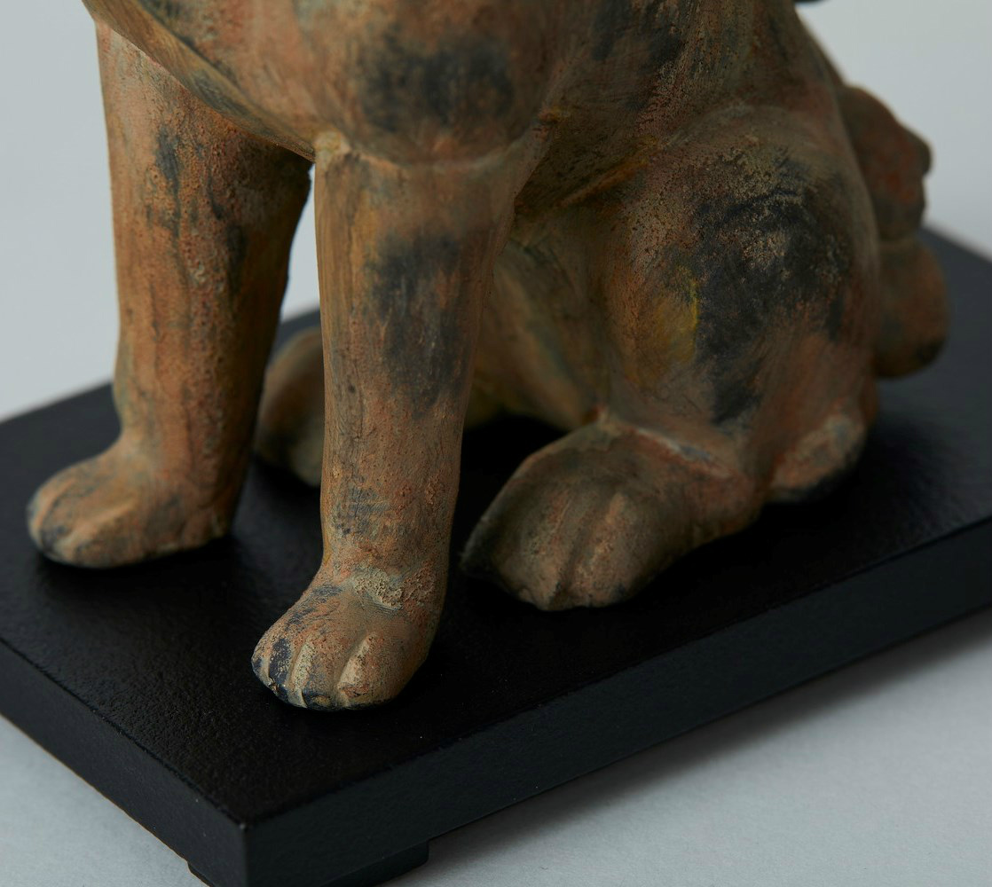 200体限定】WOOD 狛犬 こまいぬ TW3537 | 約96(H)×54(W)×83(D)mm