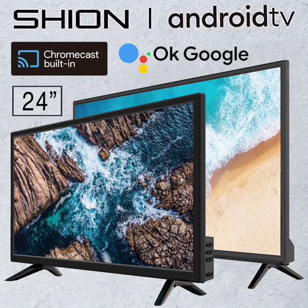 スマートテレビ 液晶テレビ Android TV搭載 チューナーレス 24型 