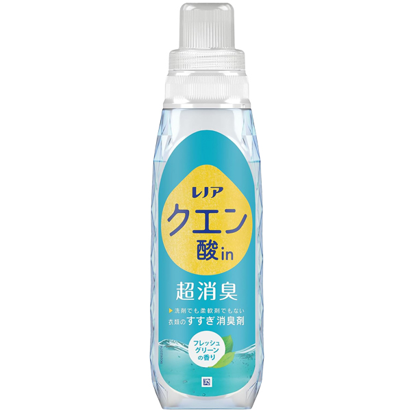 レノア クエン酸in 超消臭 すすぎ消臭剤 本体 430mL レノア超消臭 P＆G さわやかシトラス 微香 フレッシュグリーンの香り 100日分の蓄積ニオイはがす N◇ 超消臭｜i-shop777｜03