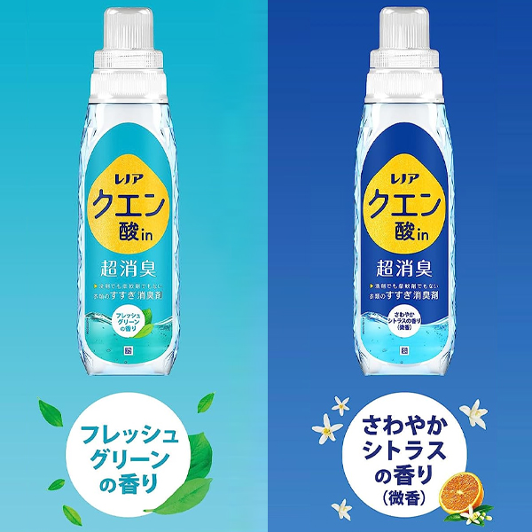 レノア クエン酸in 超消臭 3本セット すすぎ消臭剤 本体 1290mL 860mL