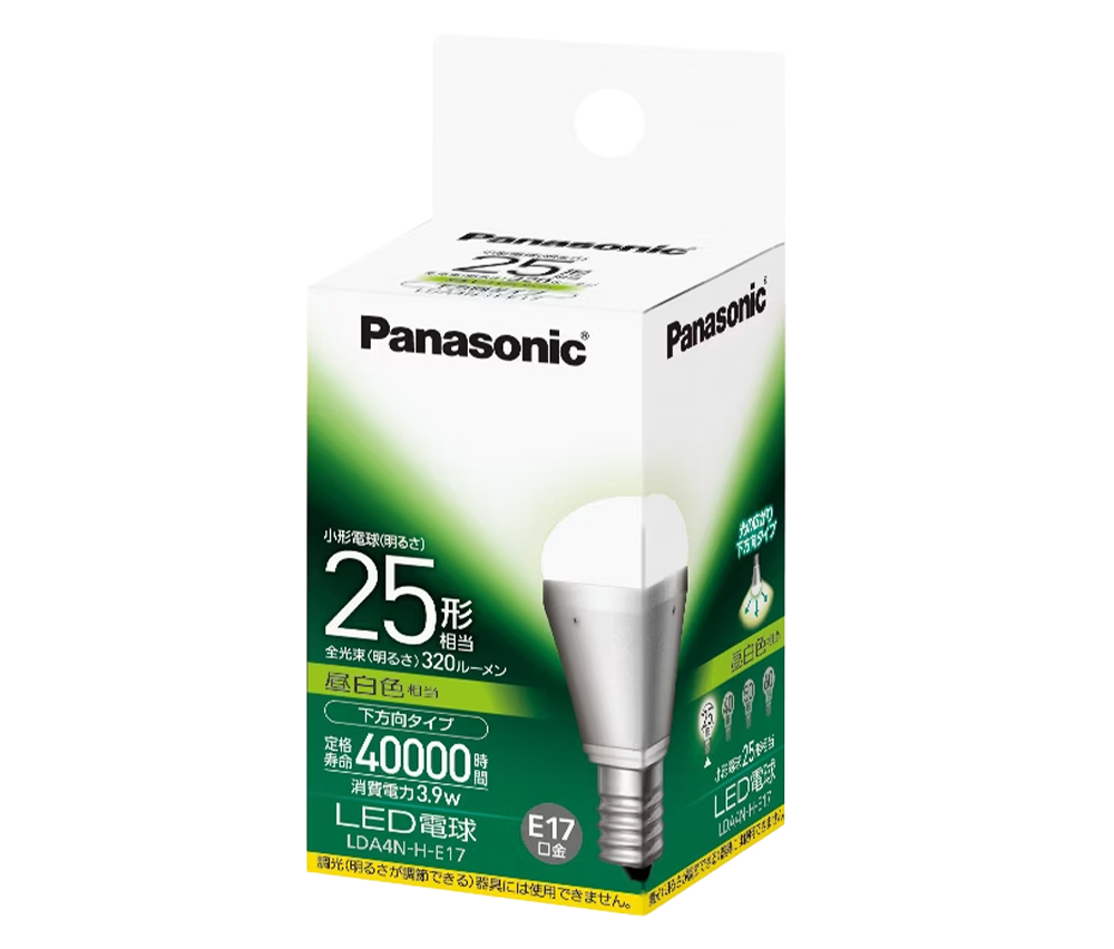 Panasonic（パナソニック） Panasonic LED電球 LDA4N-H-E17 小型電球