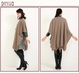 カシミヤ 100 オーバーサイズ 蛇腹 ドレープ チェスターコート マント R－ISM名品アイテム】カシミヤ100％ロングコート